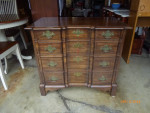 Pennsylvania House Cherry Chippendale Chest/Side Table with Key