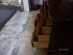 Pennsylvania House Cherry Chippendale Chest/Side Table with Key