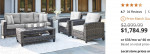 Outdoor Sofa* 2 Chairs * Coffee Table-Brand new in Box