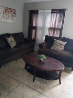 Sofa set and table