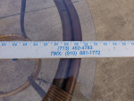 rattan and glass round dining table