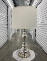 Pottery Barn Leera Antique Mercury Glass Table Lamps