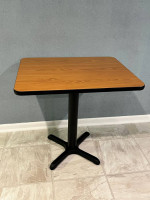 24” x 30” Light Oak Bistro Table