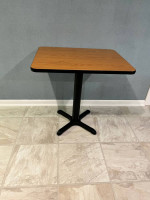 24” x 30” Light Oak Bistro Table
