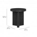 Round end side table - NEW