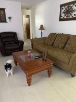 Wood coffee table and 2 end tables