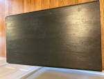 Black Drop Leaf Table w/ Drawer