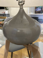 Gray Crate & Barrel Table Lamp - $100 or best offer!