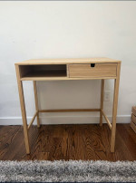 NORDKISA Dressing table or Desk, bamboo - IKEA