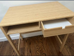 NORDKISA Dressing table or Desk, bamboo - IKEA