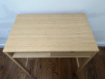 NORDKISA Dressing table or Desk, bamboo - IKEA