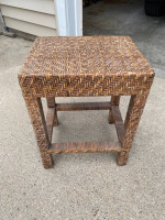 Wicker Side Table