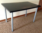 Ikea Desk Table Black 47 x 29 w Spin Off Legs