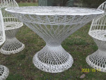 MCM Spun Fiberglass Table & chairs