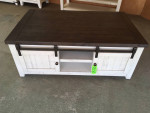 SALE Barn Door Coffee Table