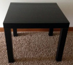 Ikea Black Lack Side Coffee Table Spin Off Legs