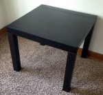 Ikea Black Lack Side Coffee Table Spin Off Legs