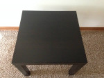 Ikea Black Lack Side Coffee Table Spin Off Legs