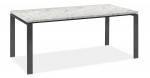 72” Room & Board Dining Table - Marble Top - Steel Base