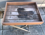 Metal Folding Tray Table