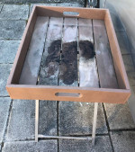 Metal Folding Tray Table