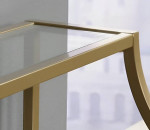 High End gold console entry table