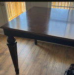 Wood dining table