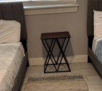 Wood side table/nightstand