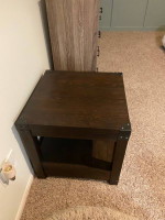 Brown Wooden End Table