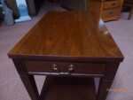 Antique Mersman Walnut End Table/ Nightstand