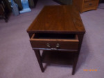 Antique Mersman Walnut End Table/ Nightstand