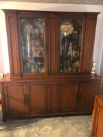 1950 Hutch and Table Solid Cherry