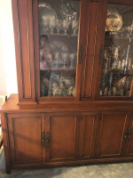 1950 Hutch and Table Solid Cherry