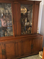1950 Hutch and Table Solid Cherry