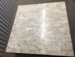 Ethan Allen Vida Square Stone Coffee Table