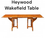 Heywood Wakefield Mid Century Modern Drop Leaf Dining Table