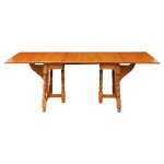 Heywood Wakefield Mid Century Modern Drop Leaf Dining Table