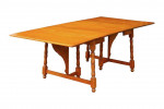 Heywood Wakefield Mid Century Modern Drop Leaf Dining Table