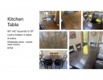 Kitchen table brown