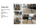 Living room table set