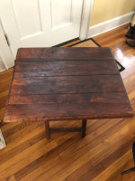 World market heavy  FOLDING side TABLE