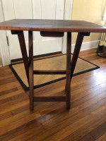 World market heavy  FOLDING side TABLE