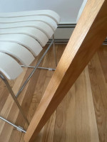 CB2 Glass Top Table