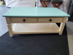 Coastal Look Cocktail Table with drawers