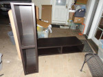 ikea tv black base shelf table kallex besta kallax