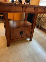 Mission style kitchen table