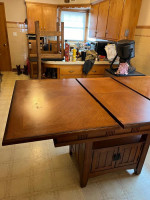 Mission style kitchen table