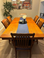 Dining table and chairs set