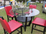 DINING ROOM TABLE WITH 4 CHAIRS