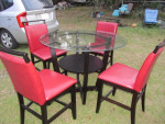 DINING ROOM TABLE WITH 4 CHAIRS